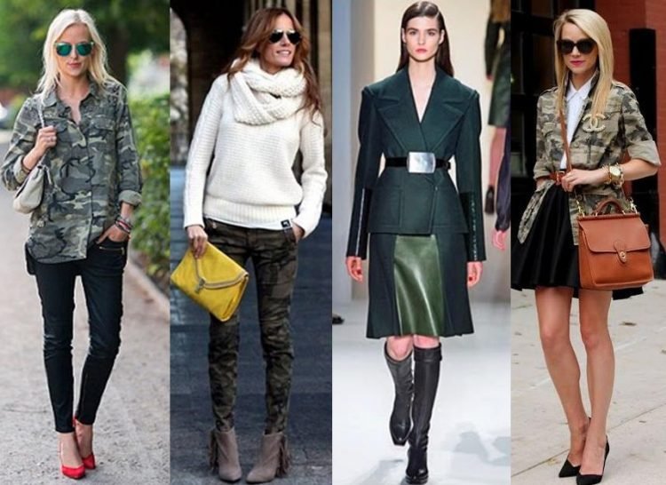Militarismo na moda: 4 looks com a tendência.