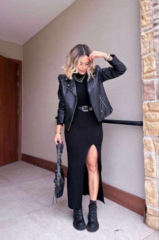 Look rocker chic.