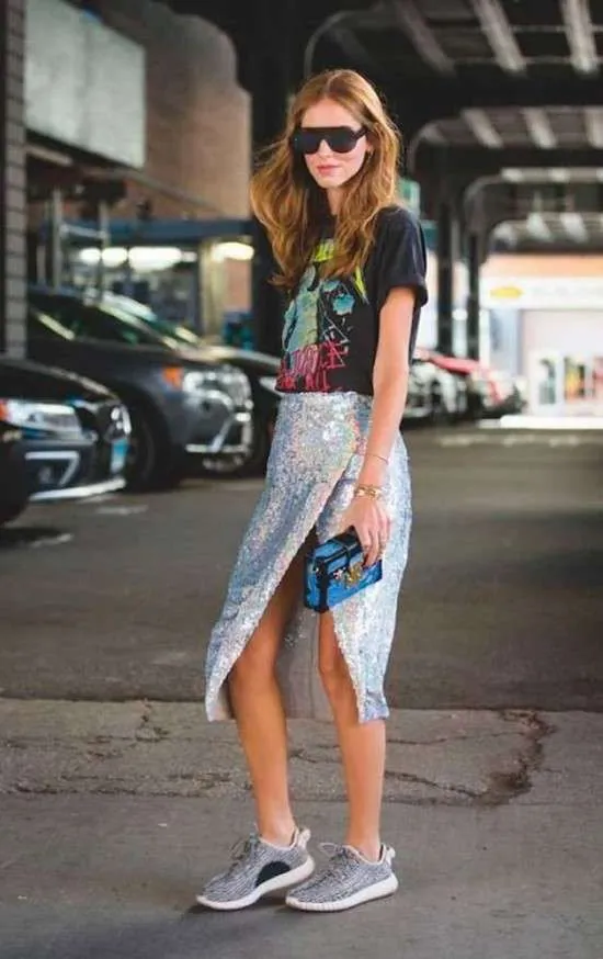 Look roqueira chic.