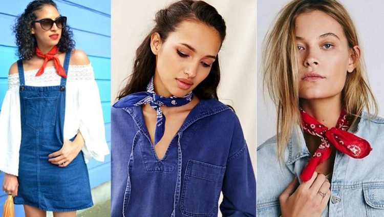 Looks com bandana no pescoço