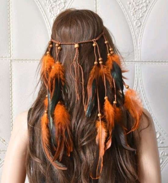Penteado cigana boho.