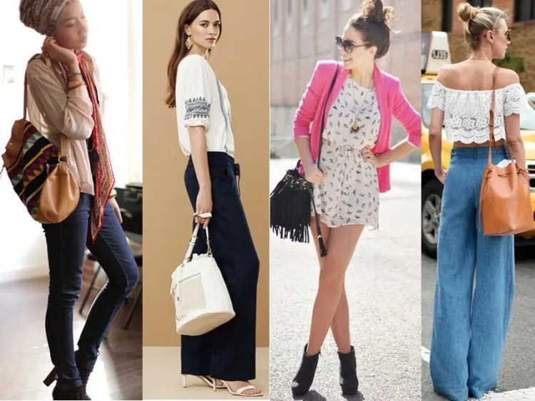 Looks com a bolsa saco