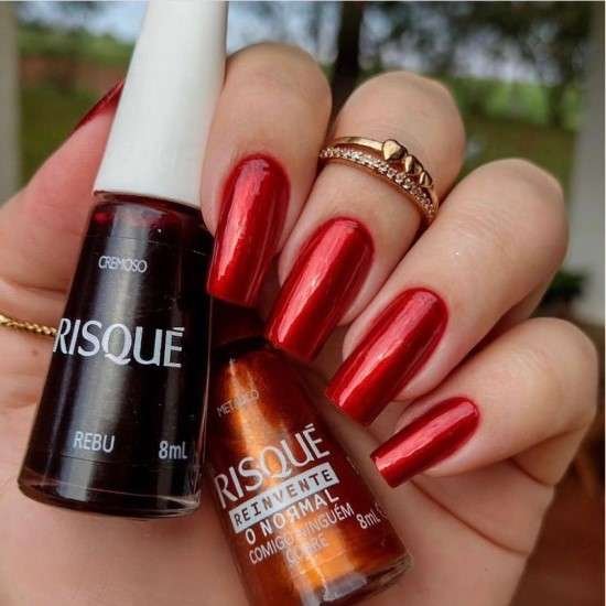 Esmalte Rebu combinações.