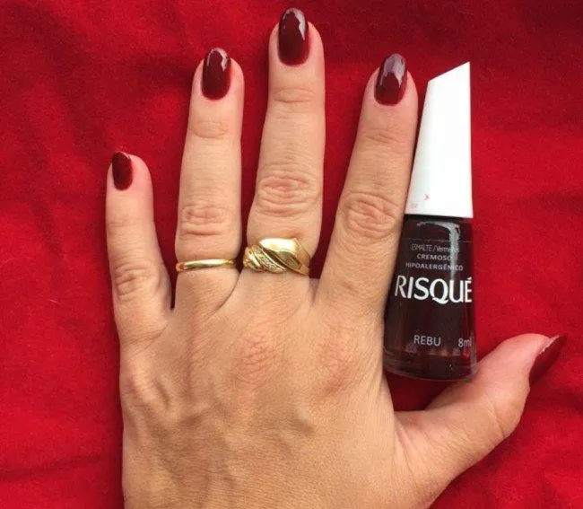 Esmalte Rebu combinações.