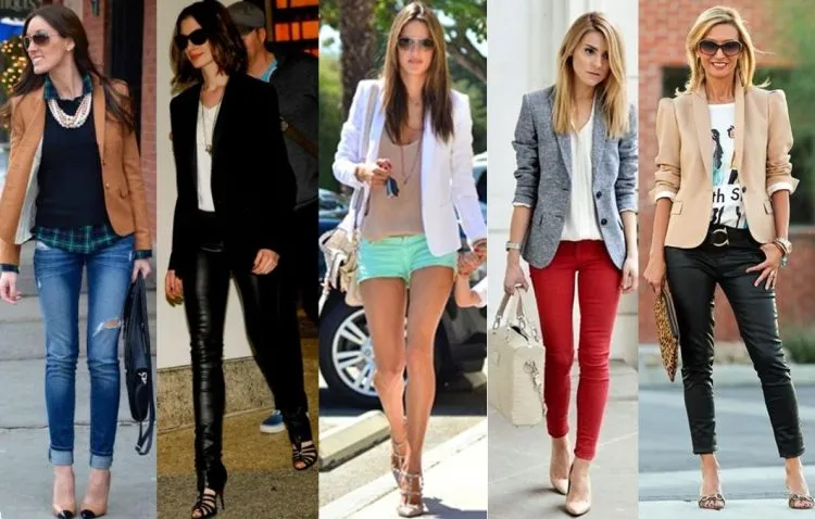 Blazer com cores neutras