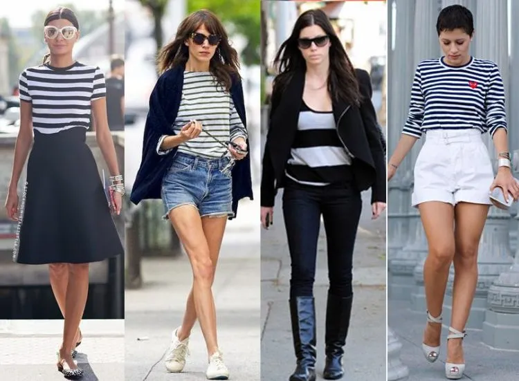 Looks com camiseta listrada