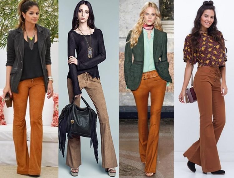 looks com camurça e chamois.