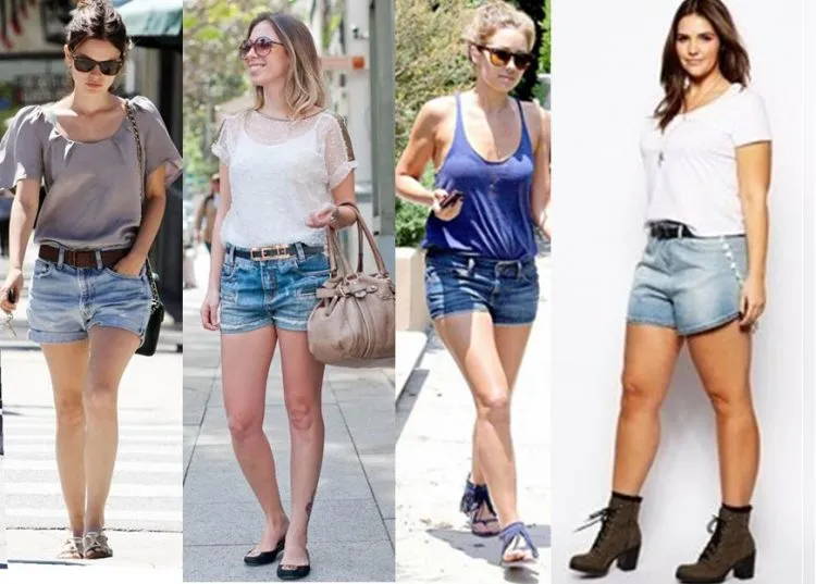 Looks com short jeans