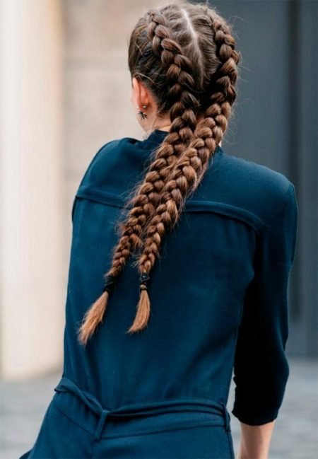 Penteado trança boxeadora.