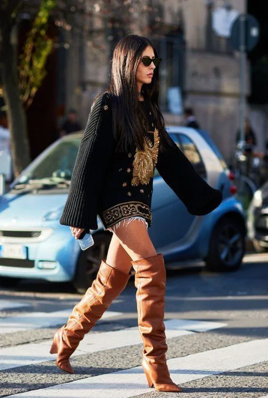 Bota over the knee com short: como usar.