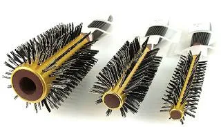 Tipos de escovas de cabelo.