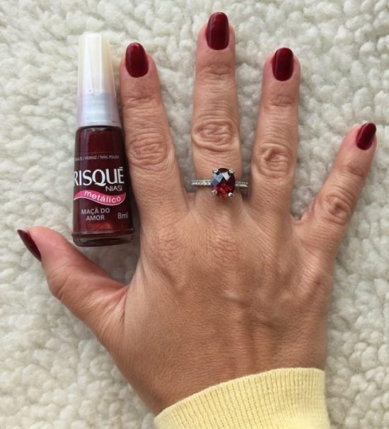 Esmalte Risque Maçã do Amor