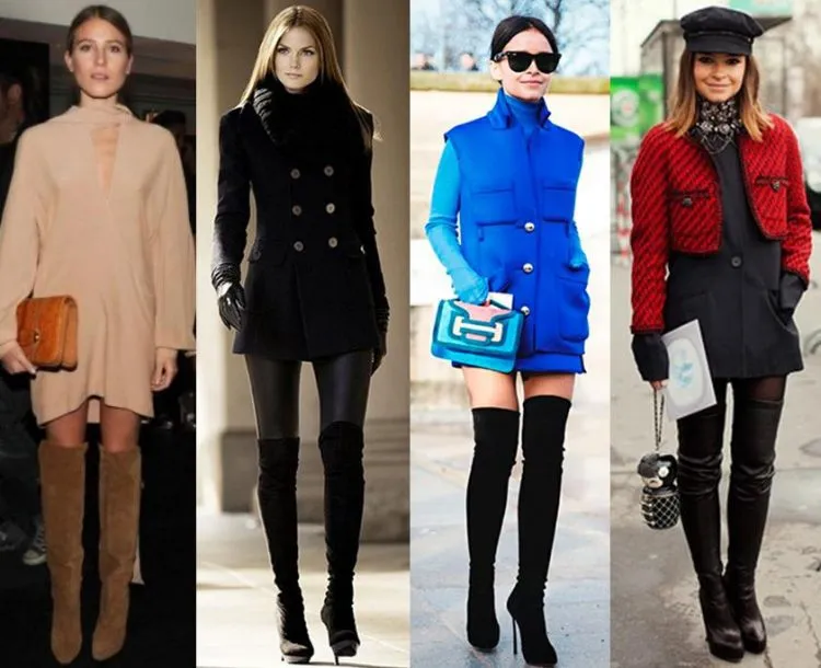 Com usar bota over the knee.