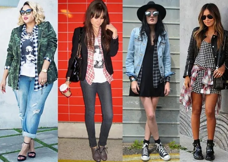 Dicas de moda com blusa xadrez.
