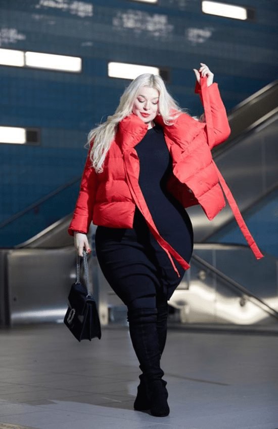 Como usar jaqueta puffer feminina plus size.