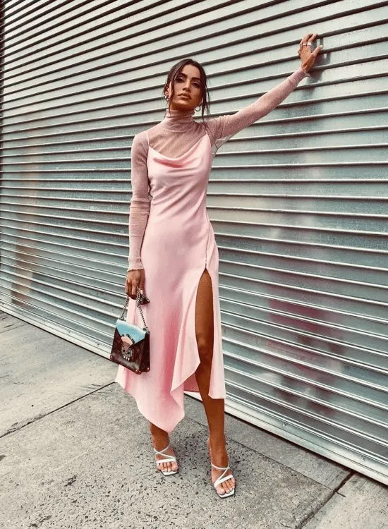 Sobreposição com sleep dress.