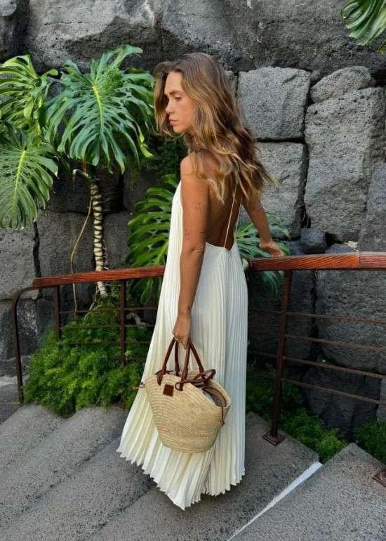 Como usar bolsa de palha estilo boho.