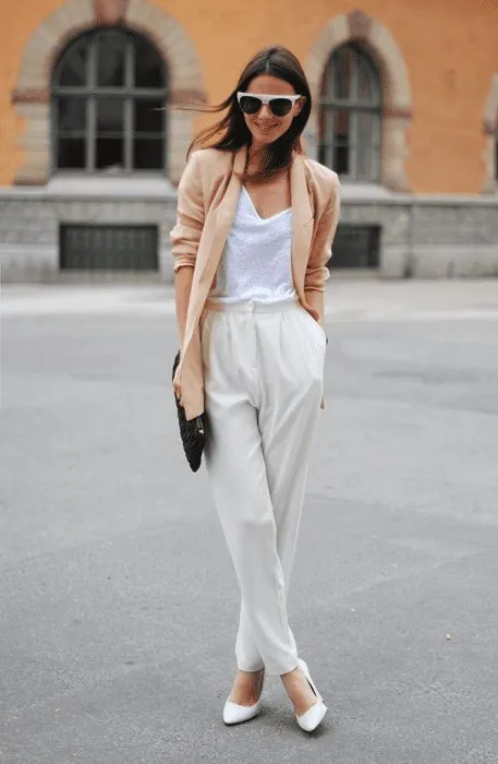 Como usar sapato branco com estilo.