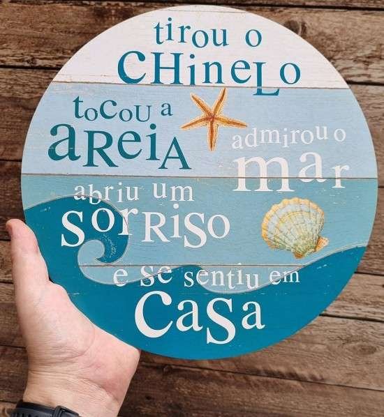 Decoração para casa de praia.