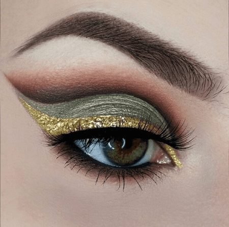 Maquiagem cut crease.