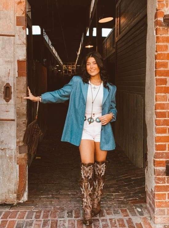 Looks country feminino.
