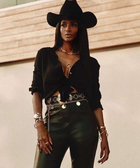 Look estilo western.