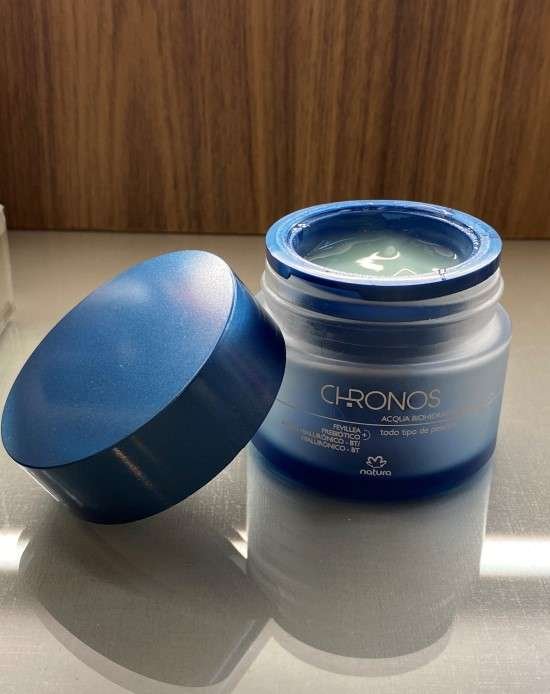 Creme Chronos Acqua resenha do produto.