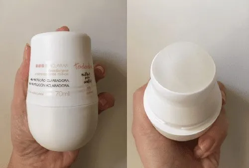 Desodorante para clarear axila