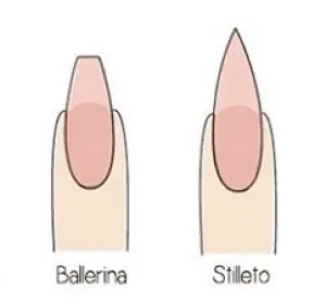 Unhas de ballarina.