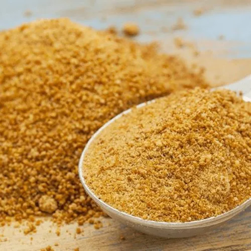 Açúcar de coco.
