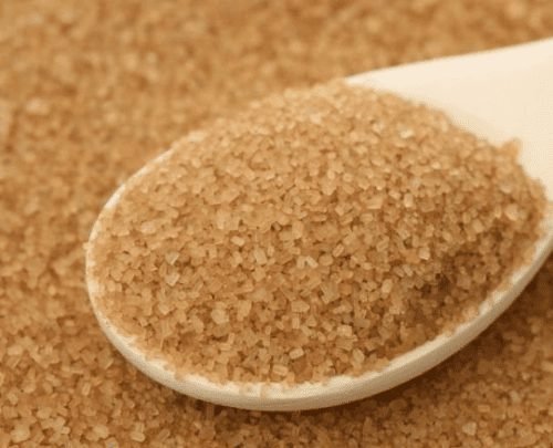 Tipos de açúcar: demerara.