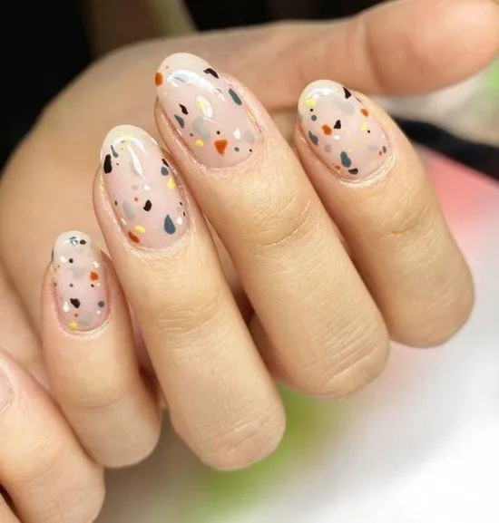 Unhas decoradas simples granilite.