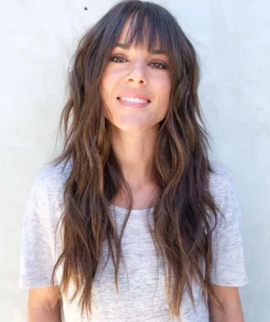 Shaggy hair cabelo longo.
