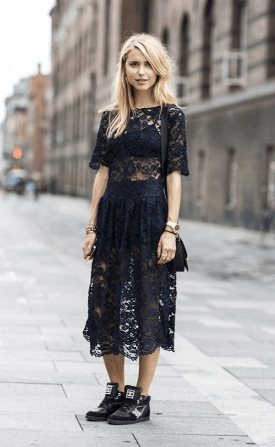 Moda com pegada vitoriana.
