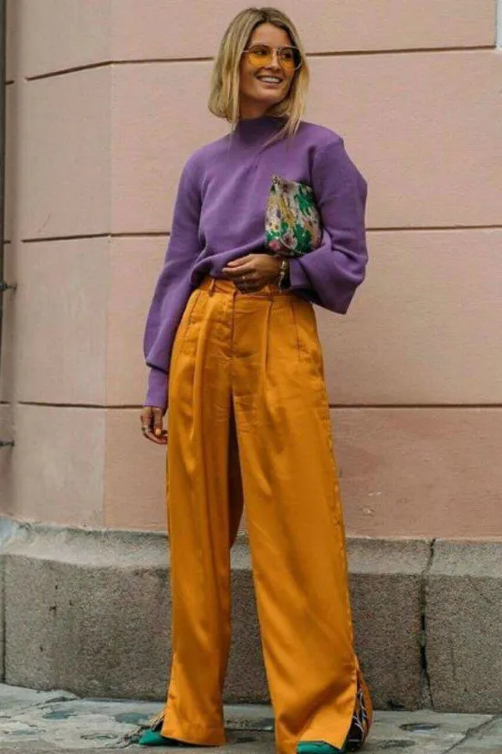 Como usar wide leg no inverno.