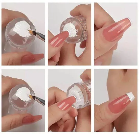 Como fazer unhas francesinha.
