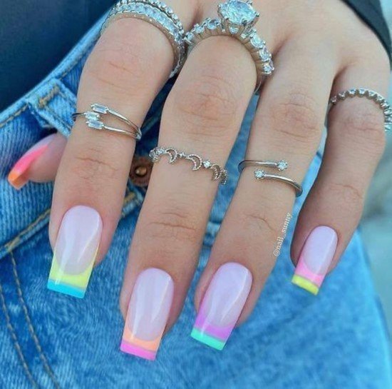 Unhas inglesinhas: 30 ideias.