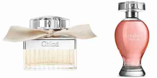 Perfumes nacionais parecidos com importados.