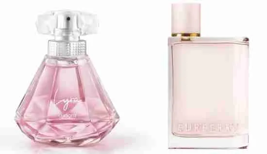 Perfumes nacionais parecidos com importados.