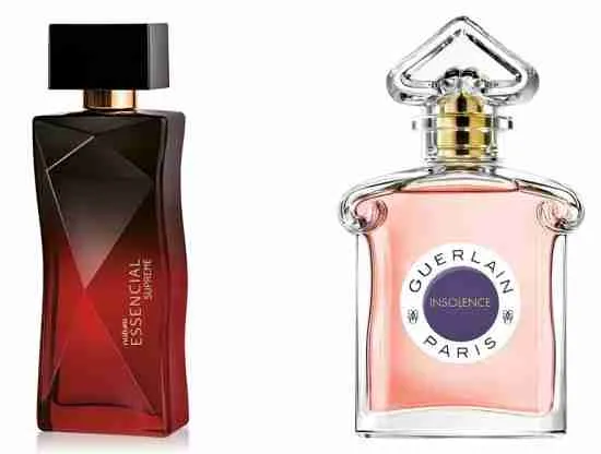 Perfumes nacionais parecidos com os importados.