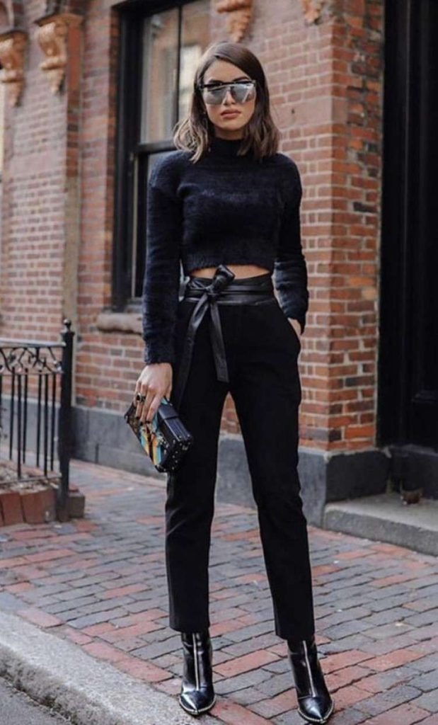 Looks com roupa preta.