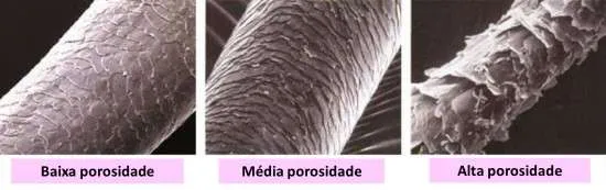 Porosidade capilar.