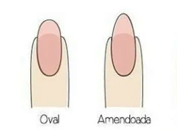 Unhas amendoadas x unhas ovais.