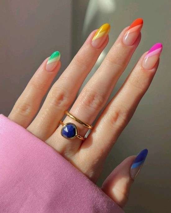 Nail art Carnaval.