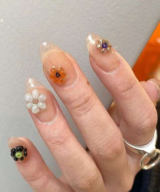 Unhas Carnavalescas aplicações 3D.