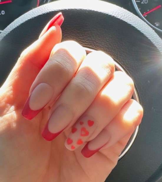 Unhas para dia dos namorados.