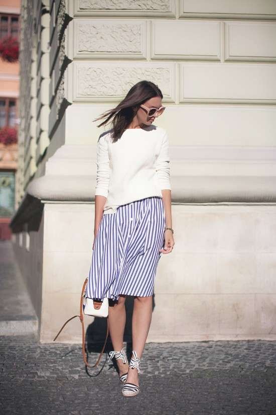Look com espadrille.