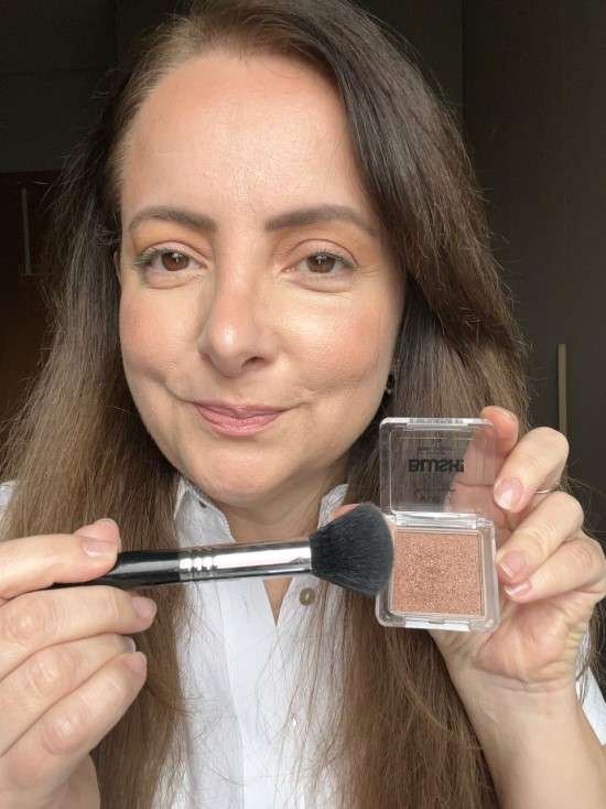 Meu Blush Vult Golden perolado resenha.