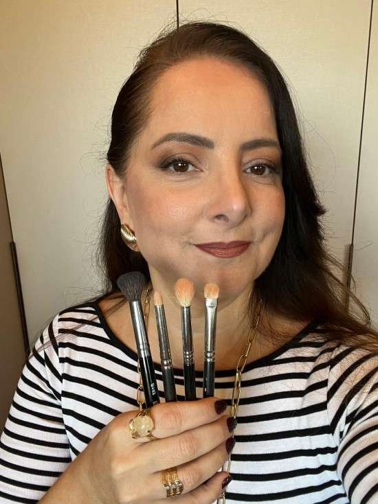 Pincéis de sombra tipos.