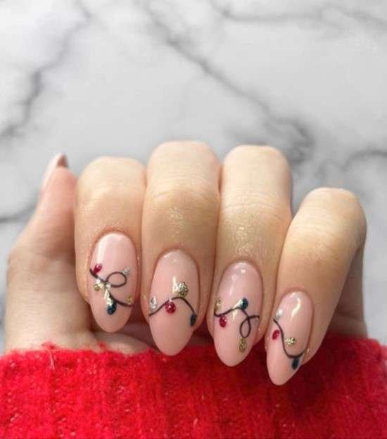 Nail art Natal.